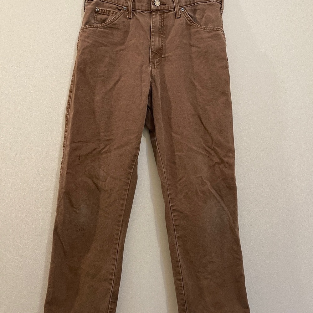 Dickies Men's Relaxed Fit Jeans in Tan